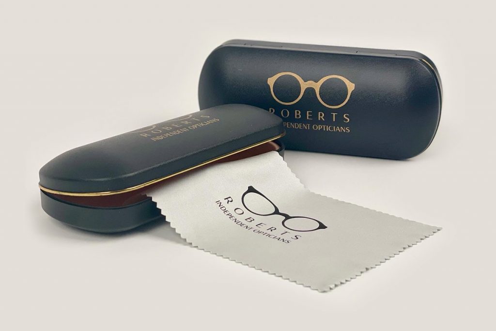Glasses case banner image for Roberts Independent Opticians, Newton le Willows.